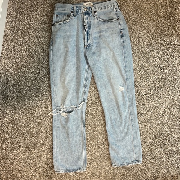 AGOLDE Riley High Rise Straight - Picture 2 of 6